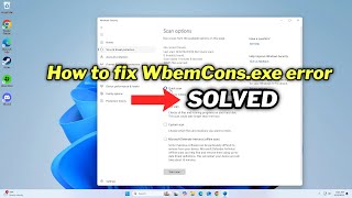 How to fix WbemConsexe error in windows 1011 [upl. by Audrie]