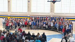 Woodland Elementary Veterans Day Program 2024 [upl. by Saqaw379]