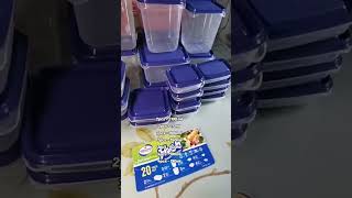 20pcs set tupper ware youtube tupperware [upl. by Eldredge]