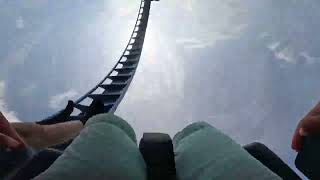 “Griffon” Busch Gardens Williamsburg On Ride Front Right edge POV July 302024 [upl. by Atnuahs]