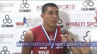 DB MVP  Junior  Jacob Garza  Top Prospect Camp 2010 [upl. by Doughty]