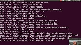 Pentester Academy Linux Forensics course Creating a Linux forensics USB drive part1 [upl. by Branscum]