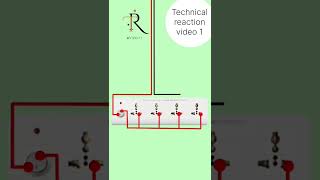 5 module board wiring 👍 electrical electrian boardwiring electrician electritian circuitboard [upl. by Siger]