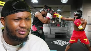 Viddal Riley Reacts KSI vs Speed Spar [upl. by Tonye44]