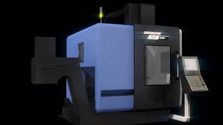 DVF 5000 3D Video I DOOSAN CNC 5axis machining center [upl. by Eiznekcam]