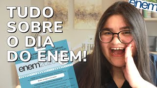 DICAS PARA PRIMEIRA VEZ FAZENDO O ENEM  TUDO sobre o dia do ENEM [upl. by Stephine]