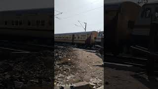 Powerful Train Horn train shorts india indian [upl. by Nevarc512]