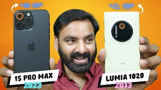 iPhone 15 Pro Max vs Nokia Lumia 1020 Camera Test amp Review  2024 [upl. by Linders586]