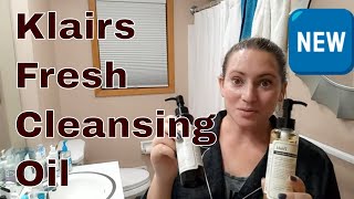 Klairs NEW Gentle Black Fresh Cleansing Oil Test Review amp Comparison to Black Deep Cleansing Oil [upl. by Gnehc]