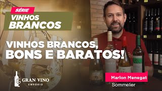 Vinhos Brancos bons e baratos  Gran Vino Empório [upl. by Urata860]