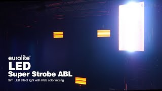 EUROLITE LED Super Strobe ABL [upl. by Carnahan]