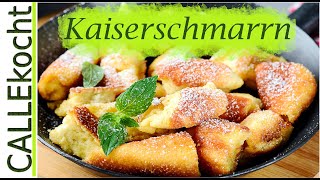 Leckerer Kaiserschmarrn selber machen Das Rezept aus Österreich [upl. by Anett]