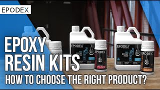 EPODEX epoxy resin Kits  How to choose the right product [upl. by Nauqel191]