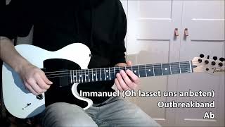 Immanuel Oh lasset uns anbeten  Guitar Tutorial [upl. by Einrae]