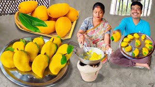 পাকা আম দিয়ে সন্দেশ বানাও মাত্র ২ টি উপকরণে│Mango Sandesh Bengali Recipe│Sweet Recipe│Mango Recipes [upl. by Htur]