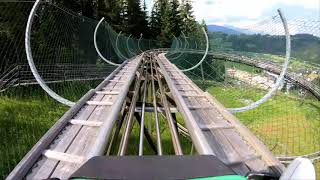 Alpine Coaster  Lucky Flitzer Flachau  Austria [upl. by Hunger]