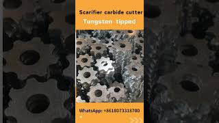 Tungsten carbide tipped cutters for concrete and epoxy removal scarifiers concrete [upl. by Ashlin333]