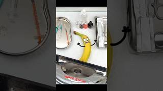 Banana operation with a saw 😂 Fruitsurgery doodles doodlesart shorts viralvideo shortsfeed [upl. by Aidyl]