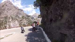 Stelvio Pass biker woman falling [upl. by Siol]