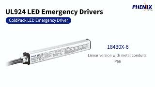 COLDPACK LED EMERGENCY DRIVER 18430XX [upl. by Aydni]