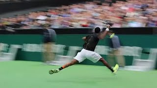 Gael Monfils 25 Impossible Sprints That Shocked The Tennis World Super Speed [upl. by Halfon308]