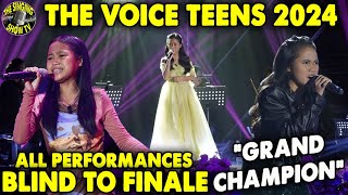 The Voice Teens Philippines 2024 Grand Champion Jillian All Performances Blind Audition to the Final [upl. by Areis557]