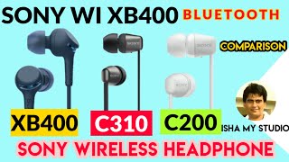 Sony WI  XB400  C310  C200  Sony Earphone SonyBluetooth headphone [upl. by Lamiv]