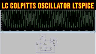 LC Colpitts Oscillator LTSPICE [upl. by Sofer481]