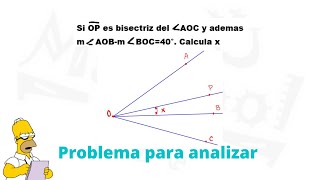 Bisectriz de un angulo ejercicios I [upl. by Toille]