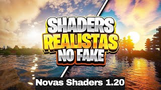 ☢️TOP 2 NOVAS SHADER REALISTA IGUAL PC PARA MINECRAFT PE 120 render dragon [upl. by Jessalyn]