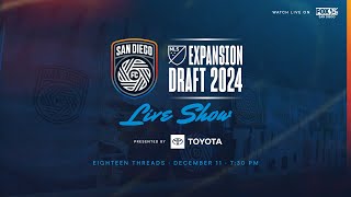 MLS Expansion Draft 2024 Live Show [upl. by Mccurdy]