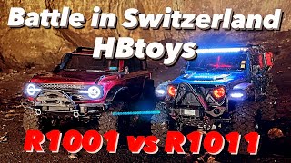 HBtoys R1001 vs R1011  Battle in little Switzerland Berdorf  CRAWLER ADVENTURE [upl. by Nath481]