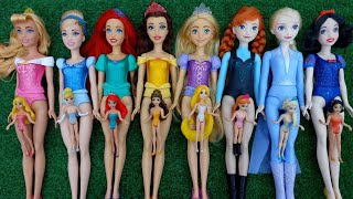 Disney Princess Doll Makeover DIY Miniature Ideas for Barbie Wig Derss Feceup Barbie dolls [upl. by Inajar]