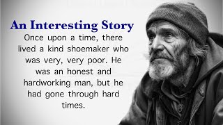 English listening practice through story poor shoemaker [upl. by Vokaay]