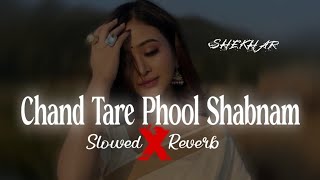 Chand Tare Phool Shabnam Slowed amp Revered lofi song [upl. by Aneri]