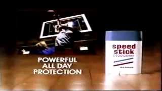 March 1990 speed stick deodorant talc commercial by mennen [upl. by Isolda]