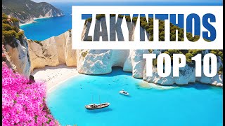 10 BEST BEACHES ZAKYNTHOS Greece  Zakynthos Top 10 Beaches Navagio Shipwreck TOP BEACH [upl. by Aleacin]