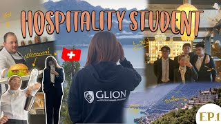 1 วันของนักเรียนการโรงแรมที่ Glion Institute of Higher Education  School Tour Ep1 [upl. by Lanti]