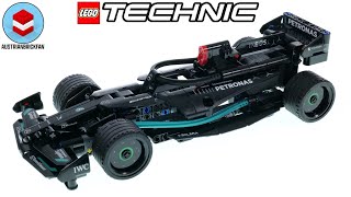 LEGO Technic 42165 Mercedes AMG F1 W14E Performance Pull Back Speed Build Review [upl. by Namra]