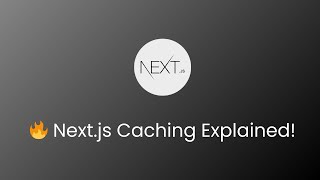 Nextjs 15 Caching Explained Boost Your App’s Performance [upl. by Adamson15]