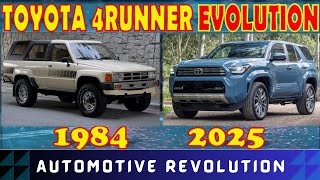 Toyota 4Runner Evolution 19842025  Toyota Hilux Surf [upl. by Nothgiel]