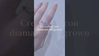 Creazioni con diamanti labgrown pt 1 💙 handmadejewelry engagement [upl. by Og]