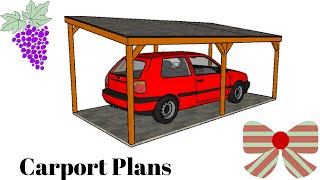 Free Carport Plans [upl. by Yoc]