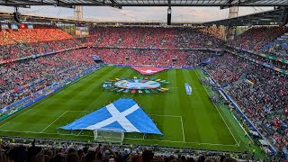 PASSIONATE Rendition of FLOWER OF SCOTLAND  Scotland vs Switzerland  UEFA Euro 2024 in COLOGNE [upl. by Nnaxor49]