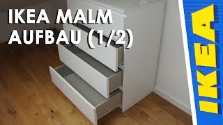 Ikea MALM Kommode Aufbau 12 [upl. by Marysa]