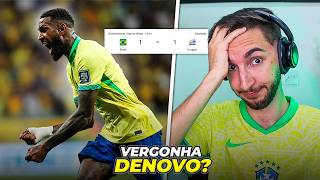 Brasil 1 x 1 Uruguai  GERSON FAZ GOLAÇO MAS BRASIL JOGA MAL DNV😡 [upl. by Asirb]