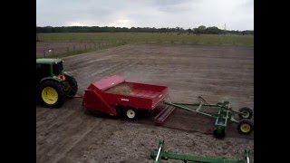 Bermuda Grass Sprigging Bermuda King 6 Row John Deere 6430 [upl. by Conyers162]