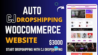 How to create WooCommerce cjdropshipping website and earn up to 3000 easily [upl. by Kielty]