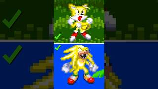 Golden Super Tails amp Knuckles  Sonic 3 AIR mods  Sonic Shorts [upl. by Esinet]