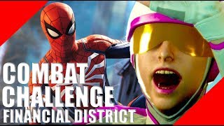 Silver Lining Screwball Combat ChallengeFinancial District  SpiderMan PS4 GamePlay [upl. by Remmer]